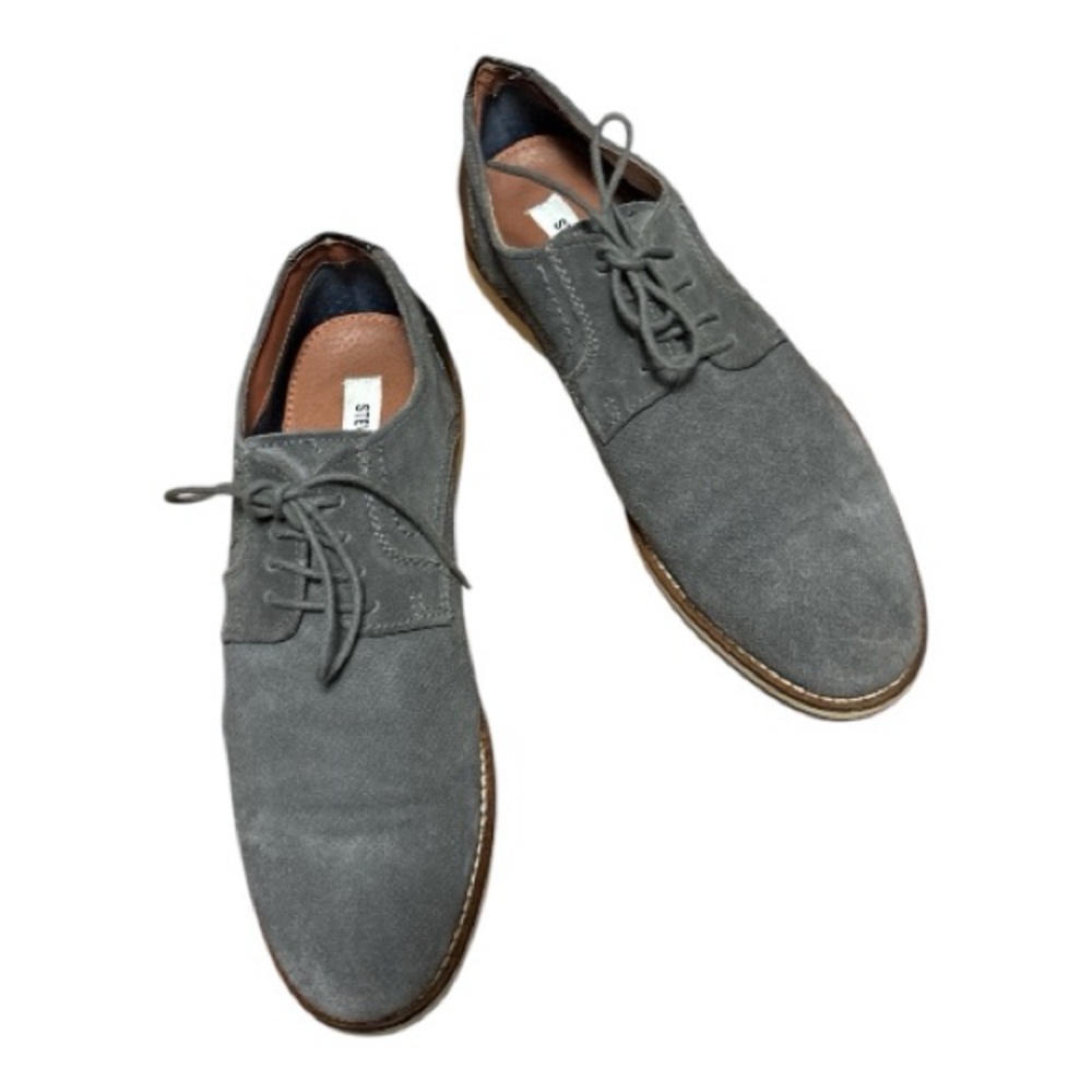 STEVE MADDEN Gray Suede Men's Shoes - Picture 3 of 9